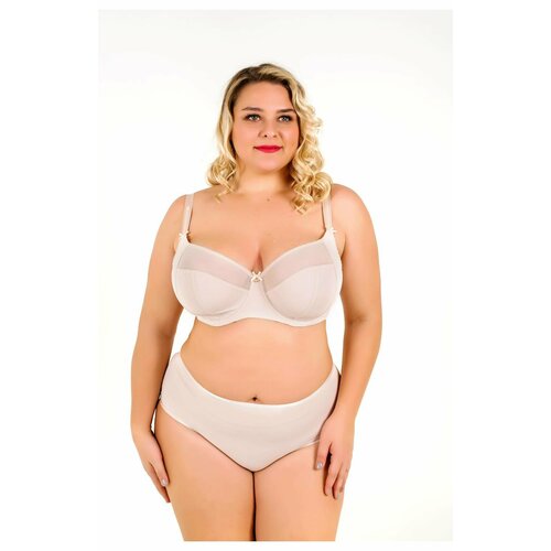 Бюстгальтер , размер 105E, бежевый