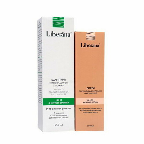 Набор: Спрей против выпадения волос + Шампунь против себореи и перхоти, 250 мл