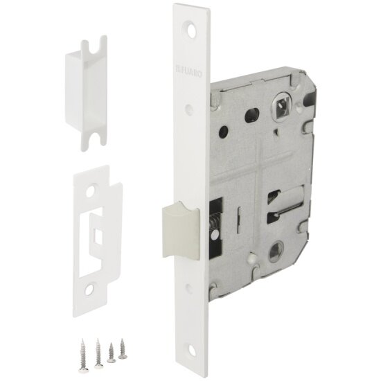 Защелка врезная Fuaro PLASTP72-50 (P72-50) WH белый
