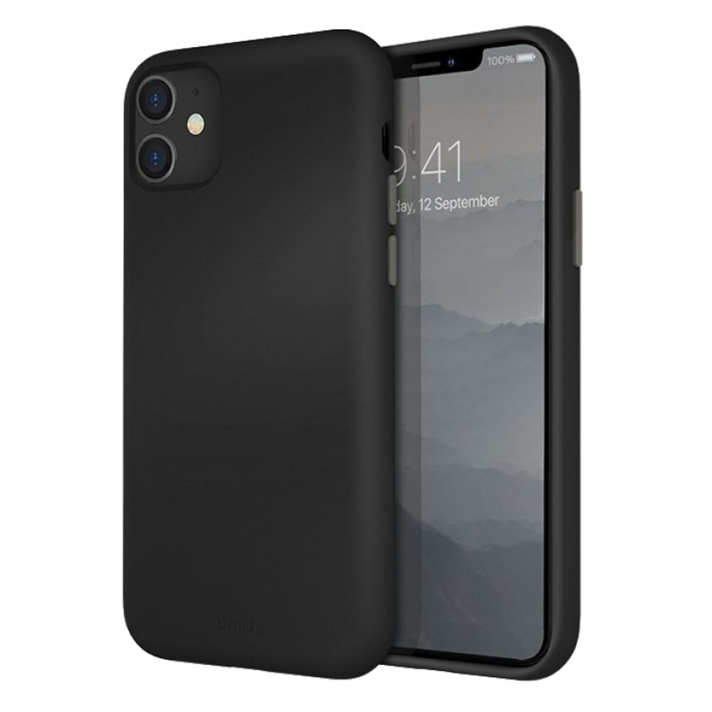 Защитный чехол Uniq Lino для iPhone 11 Black