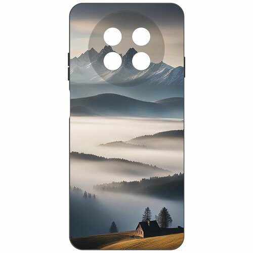 Чехол-накладка Krutoff Soft Case Туман для Huawei Nova Y91 черный