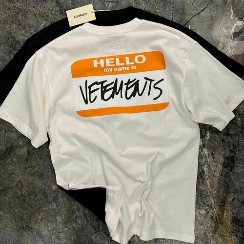 Футболка Vetements, размер S, белый