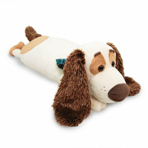 Мягкая игрушка-подушка - собака Бартоломей - друг кота Басика, 47 см / Подарок для детей и взрослых / Budi Basa