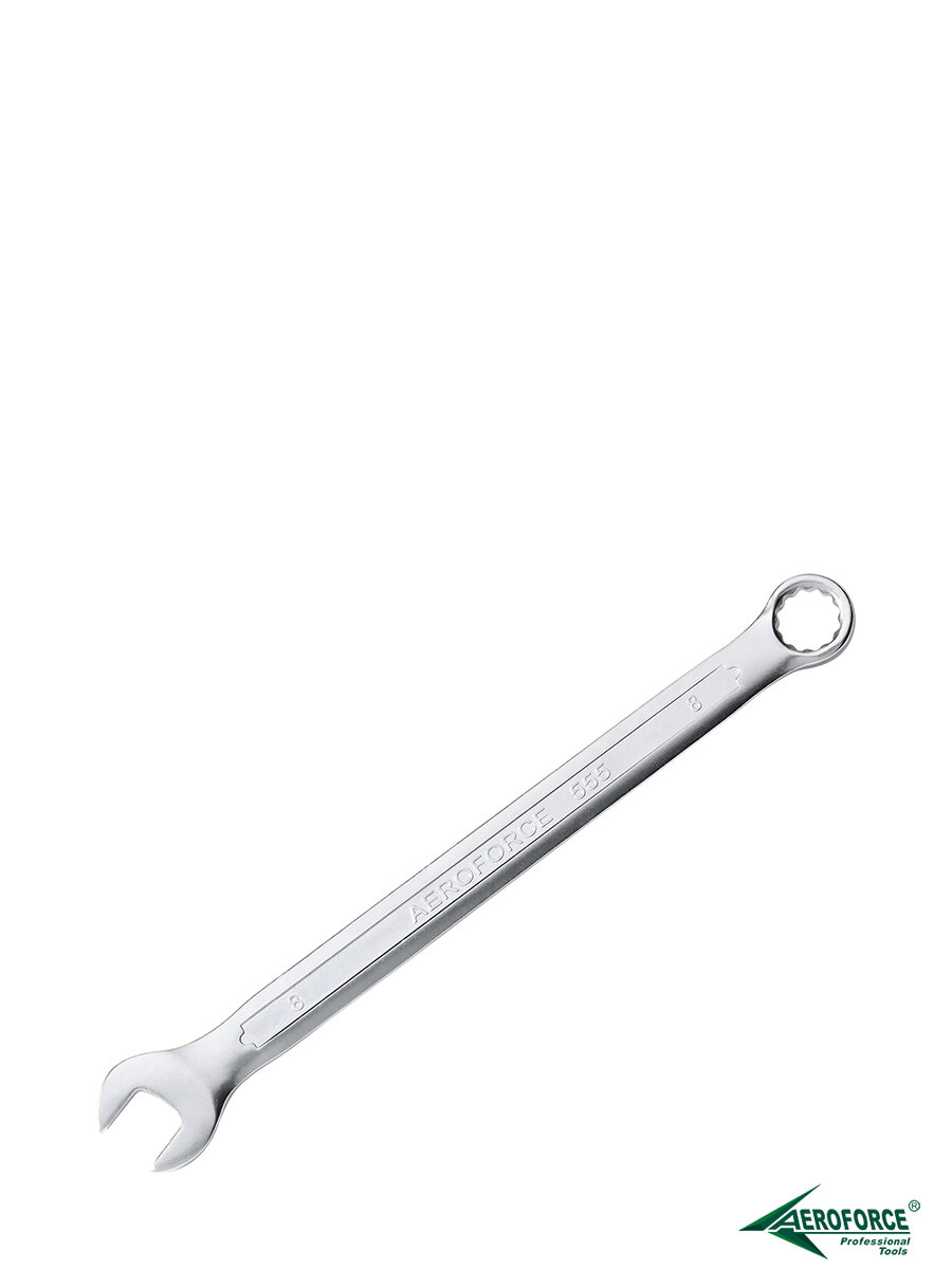 Ключ гаечный комбинированный 8 мм (рожково-накидной) AEROFORCE