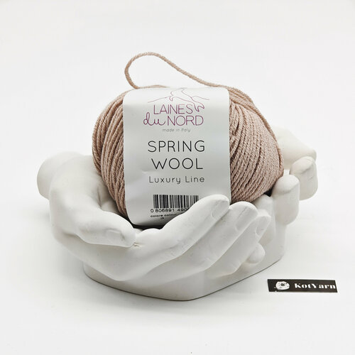 Пряжа Laines du Nord Spring Wool / Цвет 03 / 50% хлопок 50% меринос