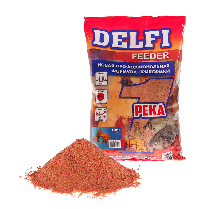 Делфи Прикормка Delfi Feeder-Река анис, 800 г