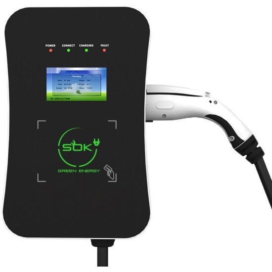 Зарядная станция Sakura Printing S'OK Green Energy M3W Wallbox EV Charger SM3W10732542-5w f7кВт