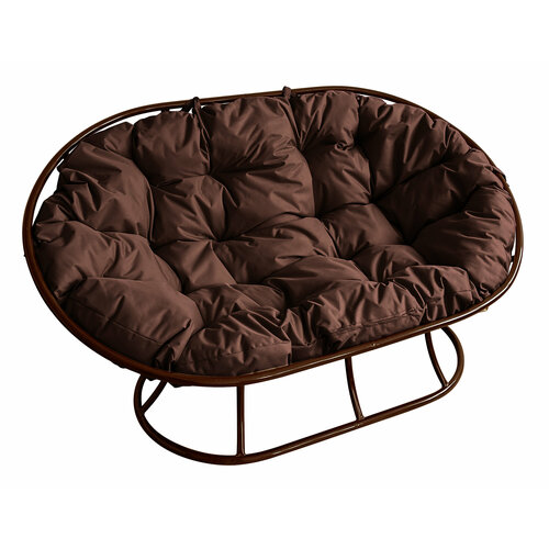 Диван мамасан без ротанга коричневое, коричневая подушка красный, бежевый, серый, зеленый, коричневый, синий