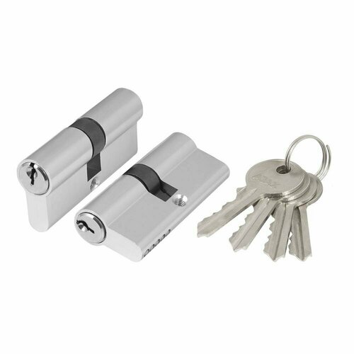 фото Цилиндровый механизм (ax100/70) ax1000key70 (30+10+30) cp хром ajax