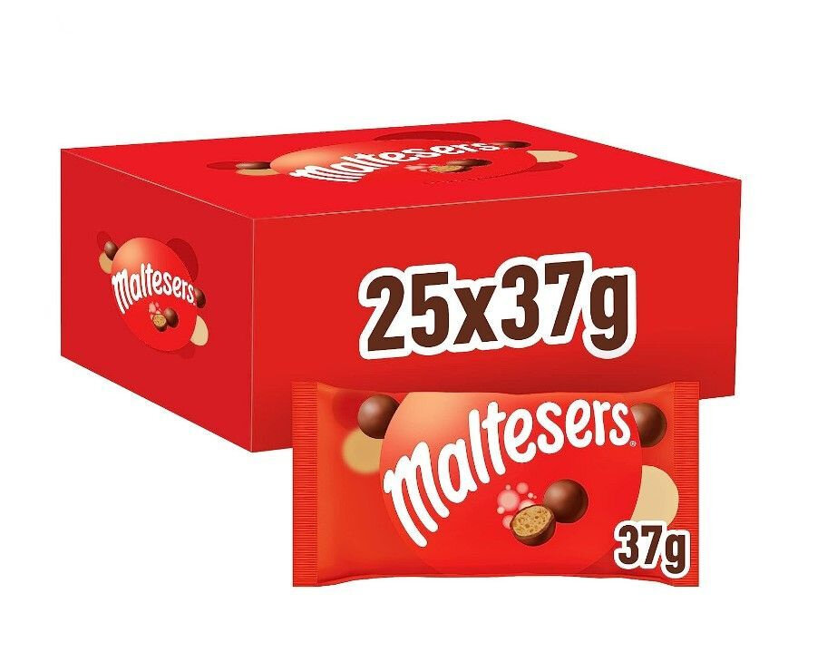 "Maltesers" - шарики-драже 37г, 25шт