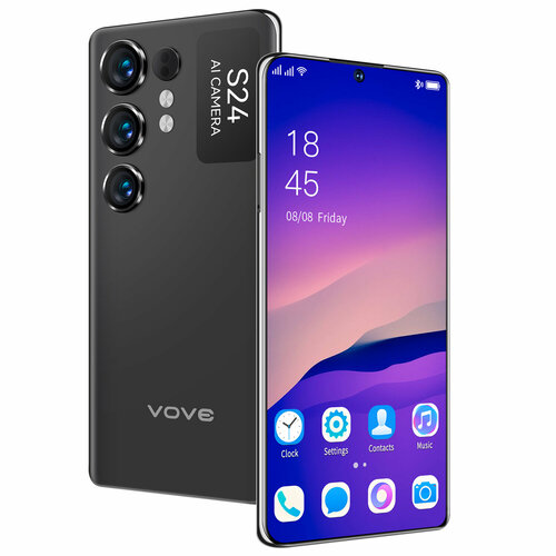 Смартфон S24 Ultra 16/512 ГБ, Android 13, 8-ядерный, цвет черный