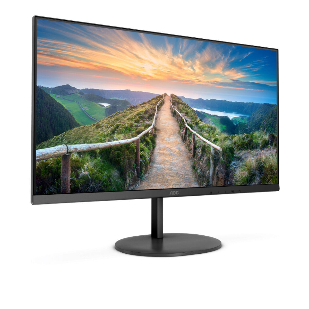 Монитор 27" AOC 2560x1440, IPS, 4 ms, 178°/178°, 250 cd/m, 1000:1 (20M:1) HDMI, DP, black - фото №2