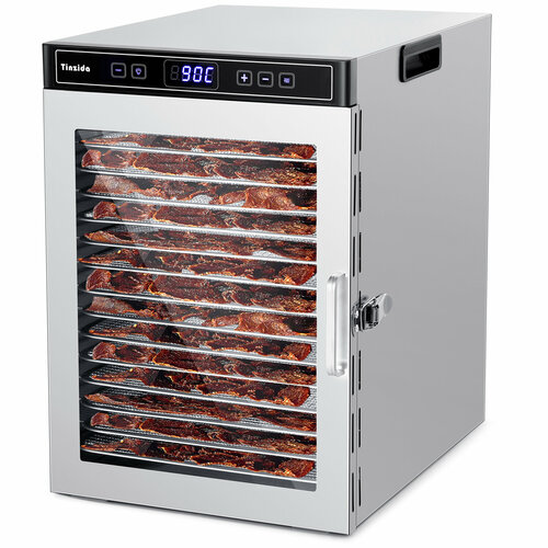 Сушилка для овощей фруктов и мяса Tinzida TZD-14C Дегидратор 14 поддонов 22920₽
