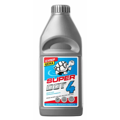 фото Тормозная жидкость sintec turtle race super dot-4 0.91 л 0.91 л 910 г канистра