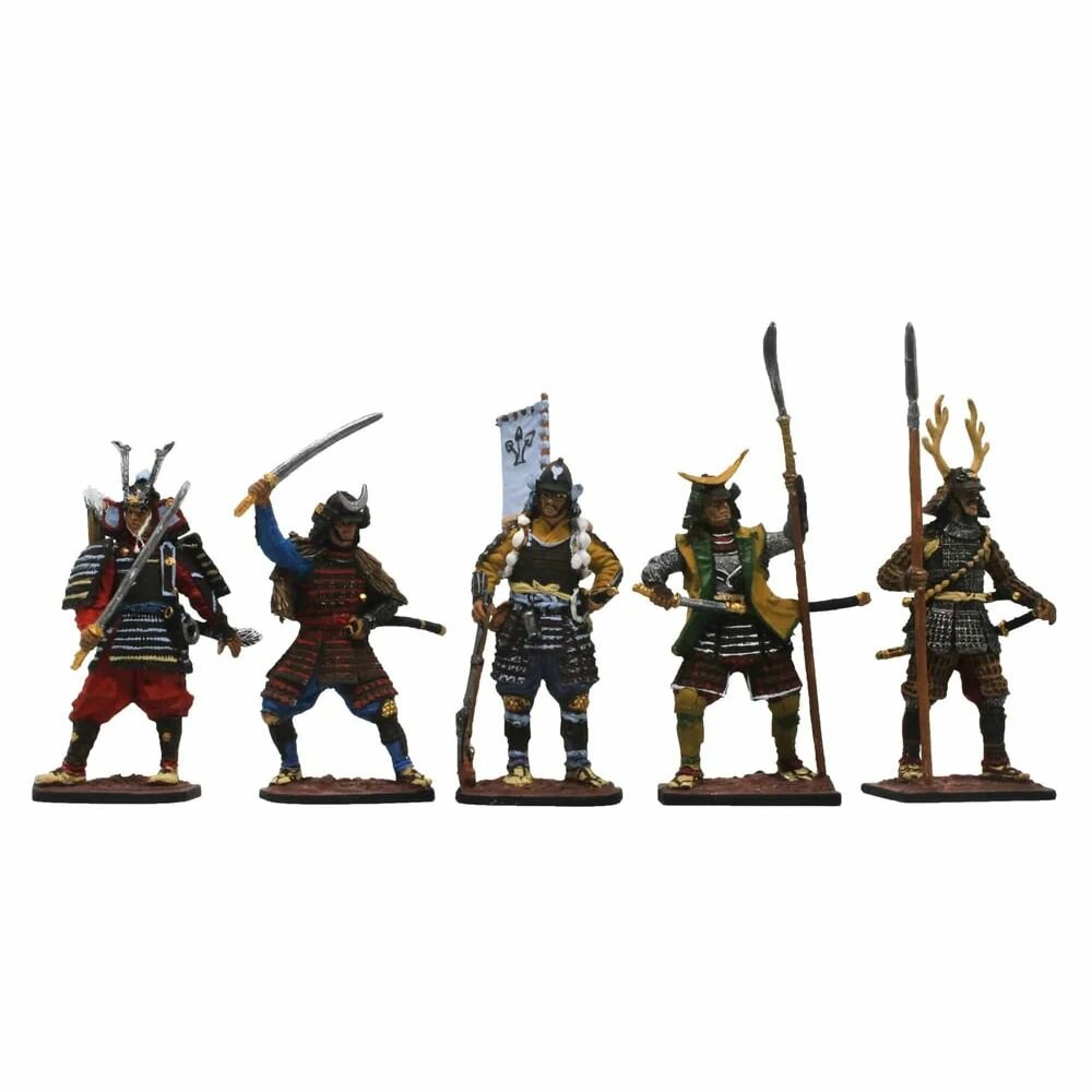 "Самураи" №1ЕК (5 э) в картонной коробке набор оловянных солдатиков сувенирный покрас