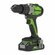 Дрель-шуруповерт аккумуляторная GREENWORKS GD24DD60K2 1х2 Ач