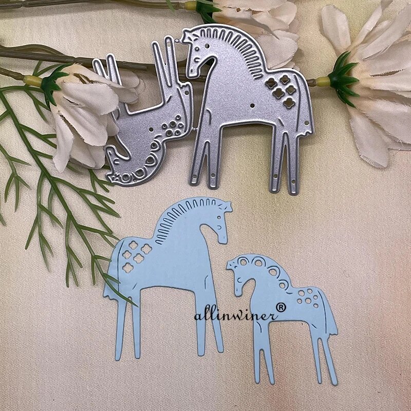 Металлические штампы для скрапбукинга "Лошадь"