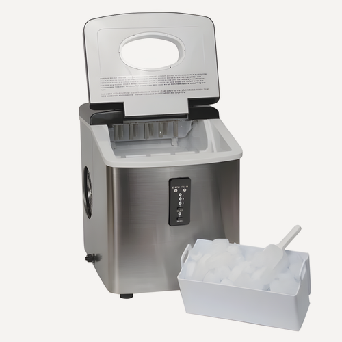 Изображение товара Льдогенератор заливной COOLEQ ZB-15S, 15 кг/сутки, бункер 1 кг, пальчики