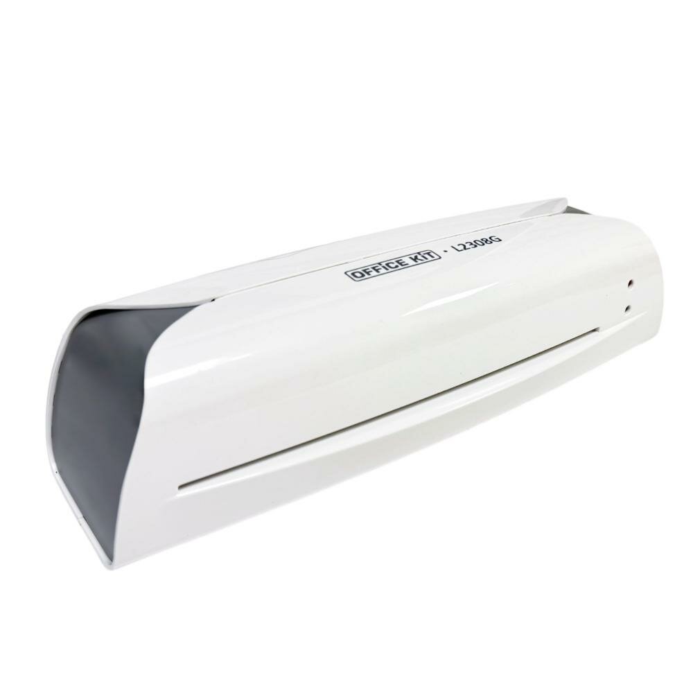 Ламинатор бумаги Office Kit L2308G (стартовый набор в комплекте), формат А4, толщина плёнки 75 -125 мкм, серый