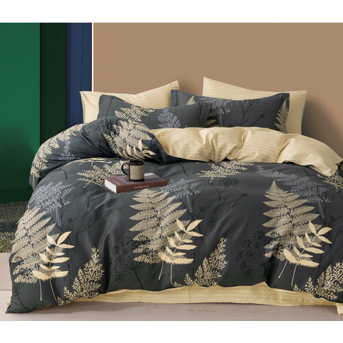 Постельное белье Розовые сны, 2спальный с простыней на резинке 160*200, сатин, хлопок, с наволочками 50х70, СК-193-2сп-50-160