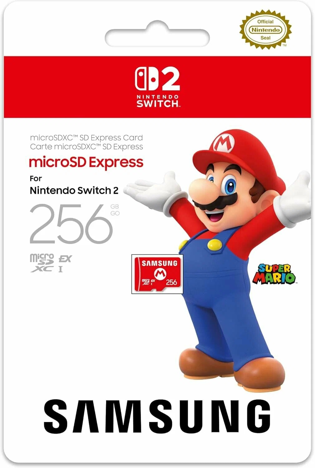 Карта памяти Nintendo Switch 2, microSD Express Card, 256 ГБ — фото 1