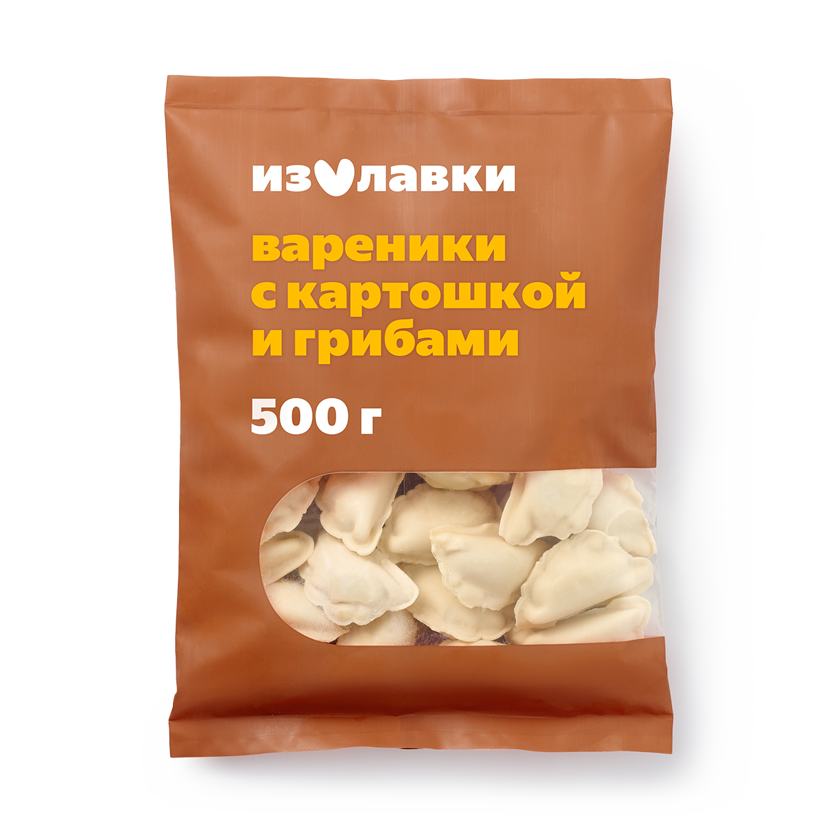 Вареники "Из Лавки", с картофелем и грибами шампиньонами, 500 г
