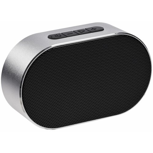 Беспроводная колонка Sound Count серебристая 12x7x3 см металл 308000₽