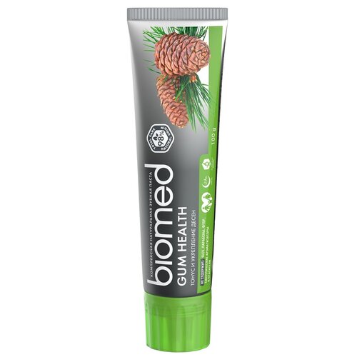 Купить Зубная паста Biomed Gum health, 100 мл, 100 г, зеленый, белый/зеленый