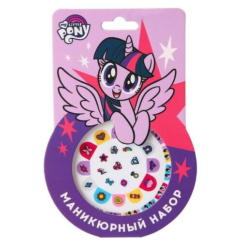 Маникюрный набор. Наклейки для ногтей, My little Pony, 3 штуки маникюрный набор наклейки для ногтей my little pony