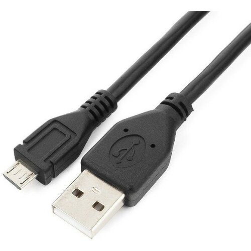 Кабель Cablexpert CCP-mUSB2-AMBM-6, microUSB - USB, 2.4 А, 1.8 м, зарядка + передача данных кабель cablexpert ccp musb2 ambm 6w microusb usb 1 8 м зарядка передача данных