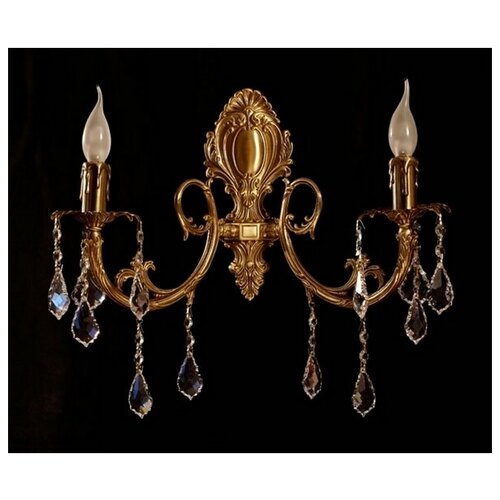 фото Бра brizzi 8888/2 ab leaf crystal