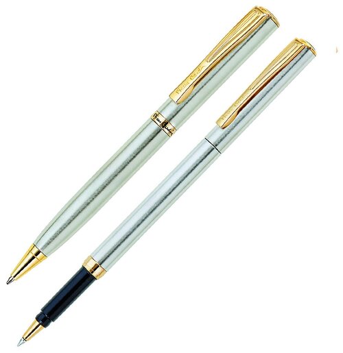 Набор подарочный Pierre Cardin Pen&Pen - Matte Steel GT, шариковая ручка + ручка-роллер, M, шт PC0865BP/RP удалить