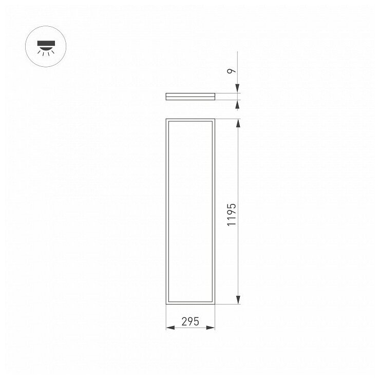 Светильник DL-INTENSO-S300x1200-40W Day4000 (WH, 120 deg, 230V) (Arlight, IP40 Металл, 3 года) - фотография № 5