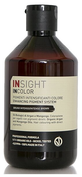 Пигмент интенсивный коричневый Intense brown INCOLOR, 250 мл | INSIGHT (инсайт)