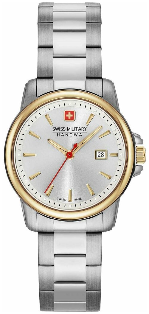 Наручные часы Swiss Military Hanowa Ladies Швейцарские 06-7230.7.55.001, серебряный