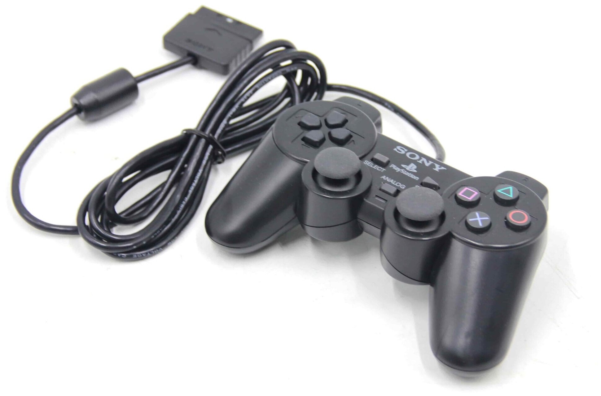 Геймпад проводной Sony DualShock 2 (Black) Черный для PS2