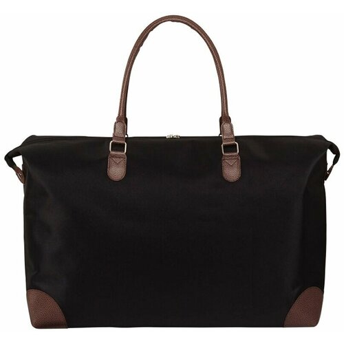 Сумка дорожная Avenue, 36х36х37 см, черный, коричневый