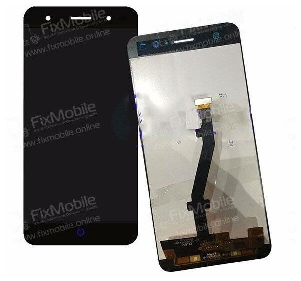 Дисплей с тачскрином для ZTE Blade V7 Lite (черный)