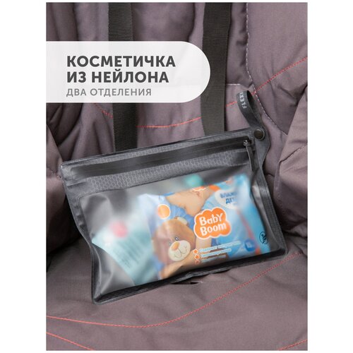 Косметичка Flexpocket, 24х17, черный