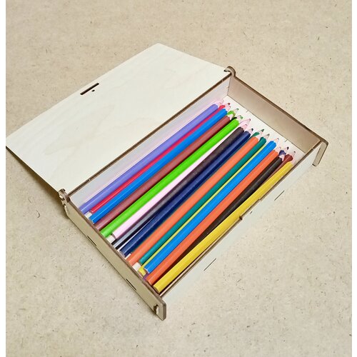 Шкатулка; Пенал ; Купюрница; Коробка для мелочей и подарков; Заготовка для творчества 20*11*4 см.