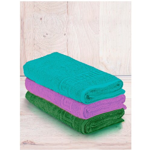 фото Набор махровых полотенец yasmin 3шт(50*90) туркмения
