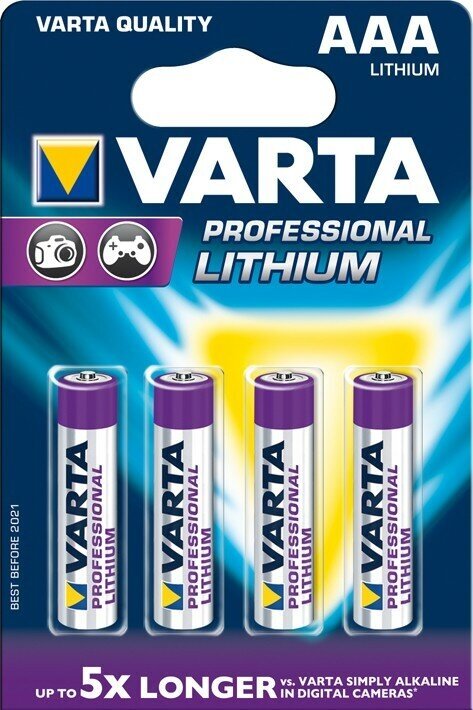 Батарейки Varta AAA Professional Lithium