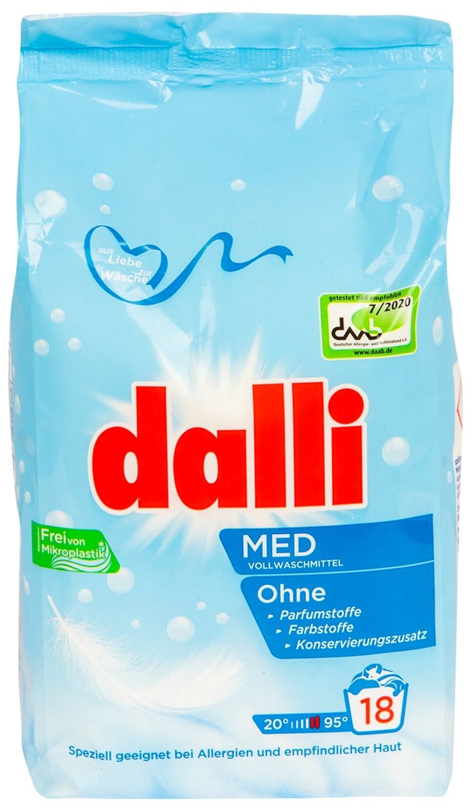 Стиральный порошок Dalli Med, 1.21 кг