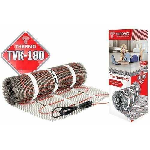 Теплый пол нагревательный мат Thermo Thermomat TVK-180 3 мкв 15040₽