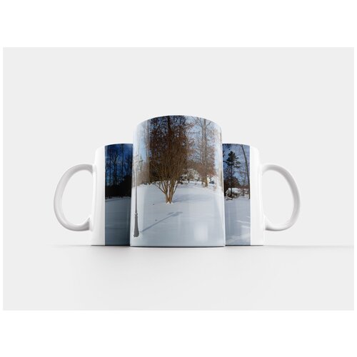 фото Кружка "зимний день, иней, покрытый льдом" 320 мл lotsprints