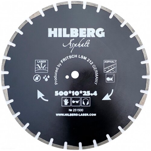 Диск Trio Diamond Hilberg Asphalt Laser HM311 алмазный отрез диск отрезной алмазный по асфальту trio diamond hilberg asphalt laser hm311 500x11x25 4 12