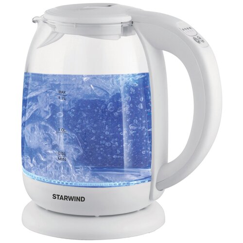 Чайник Starwind SKG4215 17л 2200Вт белый стекло 179000₽