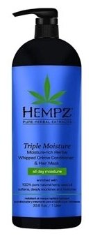 Кондиционер Hempz Triple Moisture Replenishing Conditioner, 1000 мл