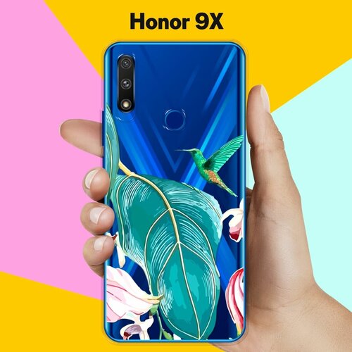 Силиконовый чехол на Honor 9X Колибри / для Хонор 9 Икс силиконовый чехол колибри на honor 9x