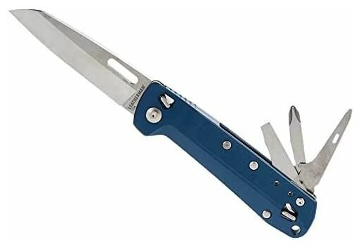 Мультитул-нож Leatherman Free K2 Navy Peg, 8 инструментов